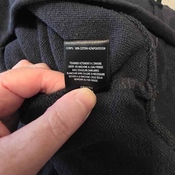 Sanctuary by Anthropologie Navy Camo Lace Up Sweatshirt Sz XL - Picture 8 of 8